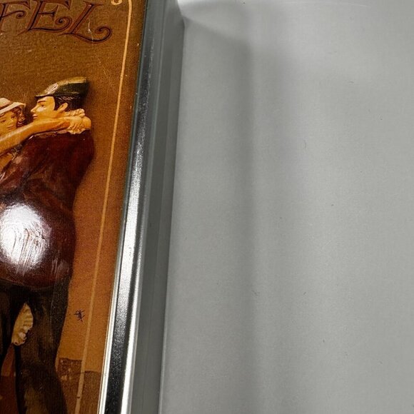 Eiffel Tower Paris Tin Delaunay Levielle Couple Biscuit Tin Vintage - Picture 3 of 11